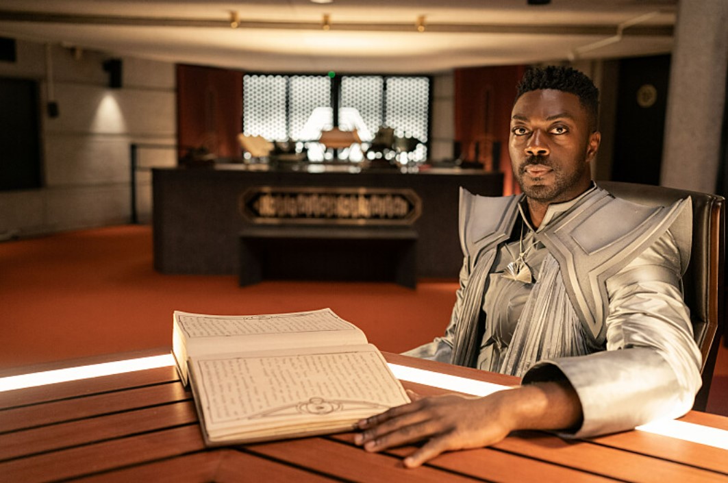 David Ajala as Book in Star Trek: Discovery , episode 8, season 5