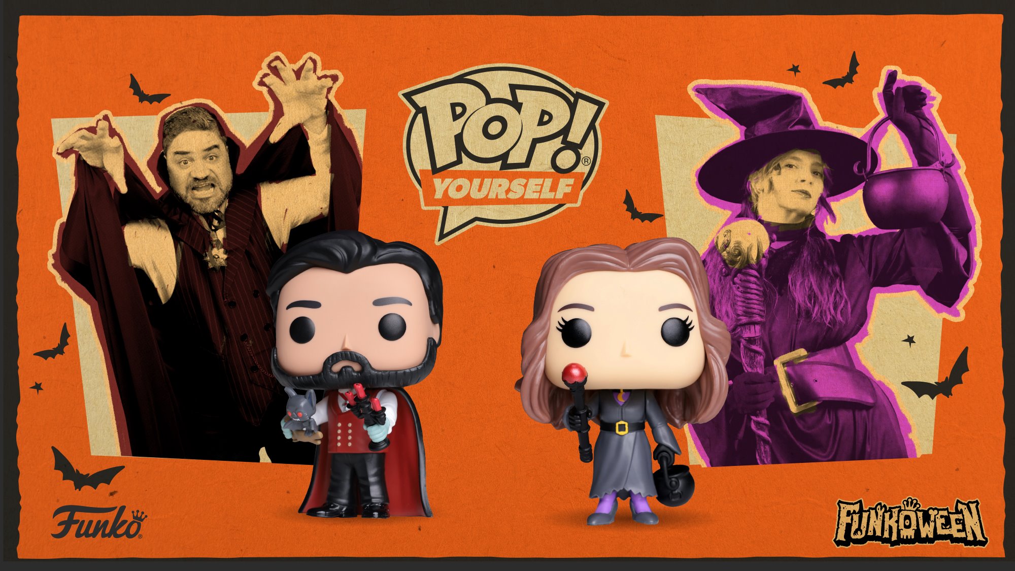 Funko Pop! Yourself witch and vampire