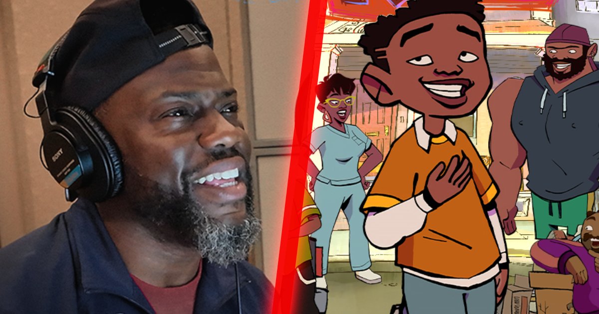 Kevin Hart and Lil Kev on BET.